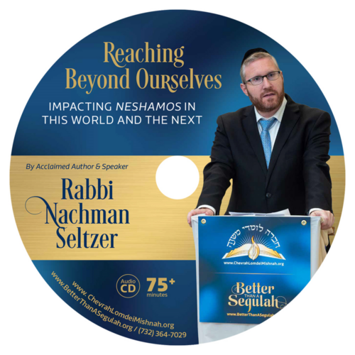 Rabbi Nachman Seltzer CD: Reaching Beyond Ourselves
